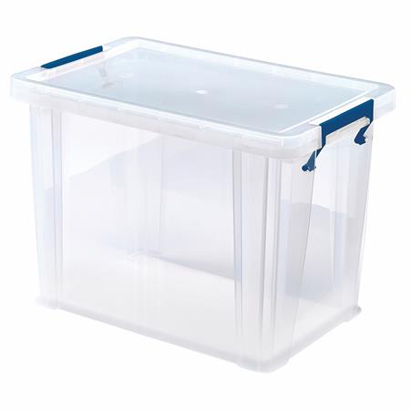 Műanyag tároló doboz, átlátszó, 18,5 liter, FELLOWES, ProStore™