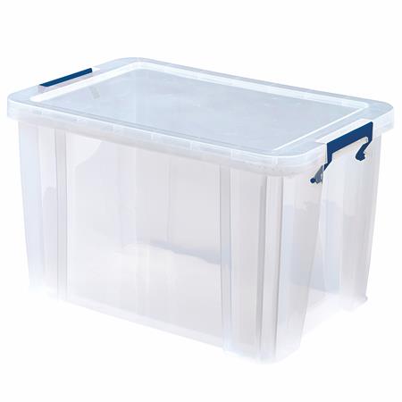 Műanyag tároló doboz, átlátszó, 26 liter, FELLOWES, ProStore™