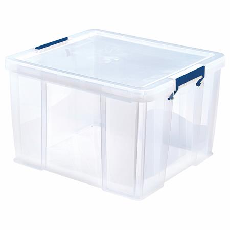 Műanyag tároló doboz, átlátszó, 48 liter, FELLOWES, ProStore™