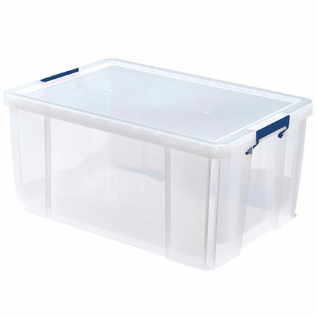 Műanyag tároló doboz, átlátszó, 70 liter, FELLOWES, ProStore™