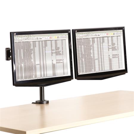 Monitortartó kar, kettő monitorhoz, FELLOWES Professional Series™