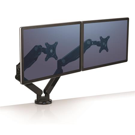 Monitortartó kar, két monitorhoz, FELLOWES Platinum Series™Dual