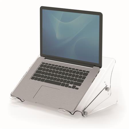 Laptopállvány, FELLOWES Clarity™, átlátszó
