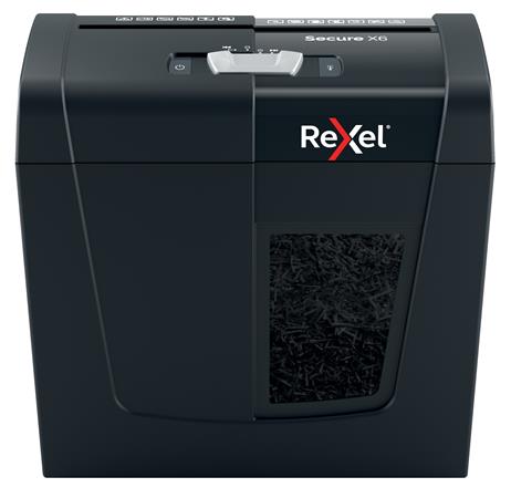 Rexel Secure X6 iratmegsemmisítő | 4x40 mm konfetti | 6 lap | 10l kosár