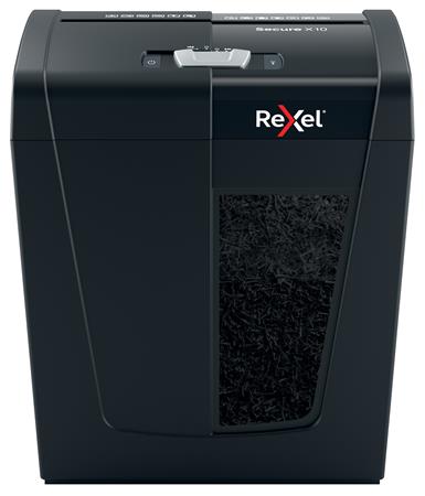 Rexel Secure X10 iratmegsemmisítő | 4x40 mm konfetti | 10 lap | 18l kosár