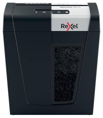 Rexel Secure MC4 iratmegsemmisítő | 2x15 mm mikrokonfetti | 4 lap | 14l kosár