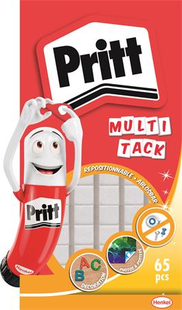 Gyurmaragasztó, 65 kocka/csomag, HENKEL Pritt Multi Fix