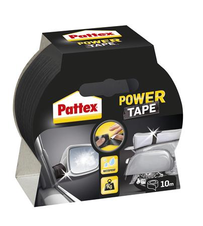 Ragasztószalag, 50 mm x 10 m, HENKEL Pattex Power Tape, fekete