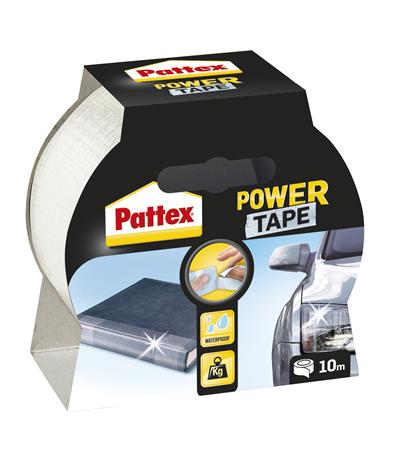 Ragasztószalag, 50 mm x 10 m, HENKEL Pattex Power Tape, átlátszó