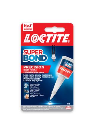 Pillanatragasztó, 5 g, HENKEL Loctite Super Bond Precision