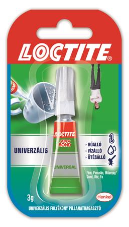 Pillanatragasztó, 3 g, HENKEL Loctite Super Bond Liquid