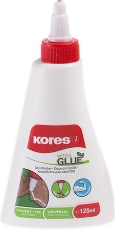 Hobbiragasztó, 125 ml, KORES White Glue