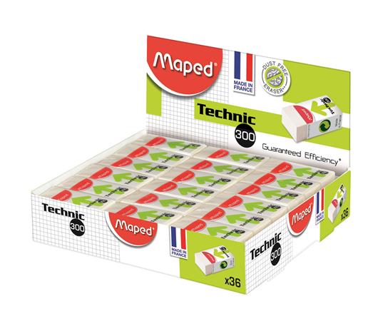 Radír, papírtokkal, MAPED Mini Technic 300