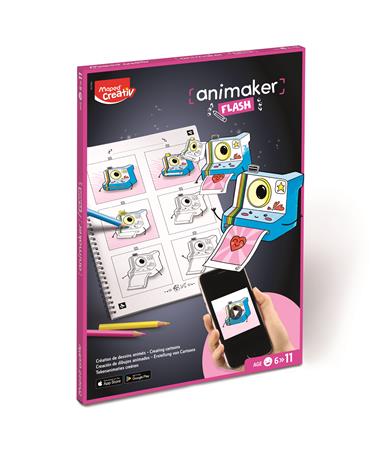 Animációkészítő készlet applikációval, MAPED CREATIV Animaker Flash, Poetic