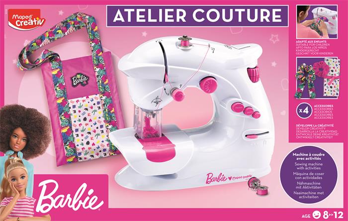 Játék varrógép készlet, MAPED CREATIV Atelier Couture Barbie