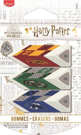 Radír, MAPED Harry Potter Teens Pyramid, vegyes színek