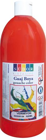 Tempera, 500 ml, Südor, piros