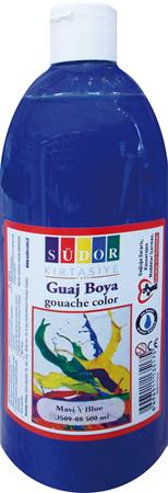 Tempera, 500 ml, Südor, kék