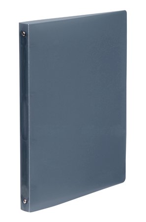 Gyűrűs könyv, 4 gyűrű, 25 mm, A4, PP, VIQUEL Propyglass, füstszínű