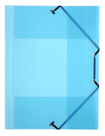 Gumis mappa, 15 mm, PP, A4, VIQUEL Propyglass, kék