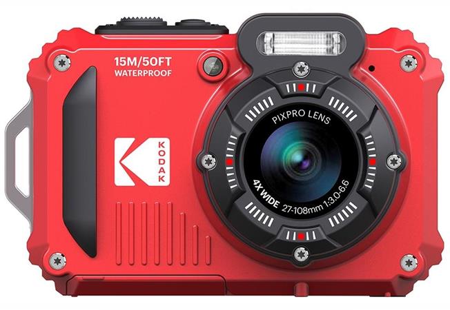 Fényképezőgép, digitális, KODAK Pixpro WPZ2, piros