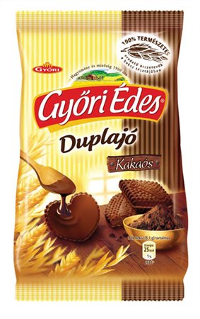 Keksz, 150 g, duplajó, GYŐRI  Győri édes kakaós