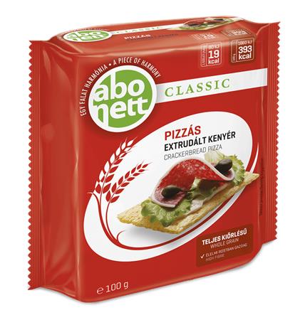 Extrudált kenyér, ABONETT, 100 g, pizzás