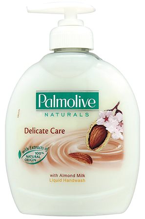Folyékony szappan, 0,3 l, PALMOLIVE Delicate Care Almond milk