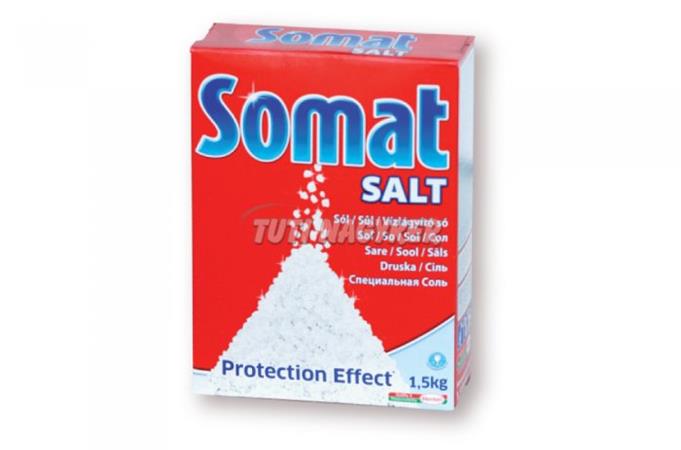 Mosogatógép vízlágyító só, 1,5 kg, SOMAT
