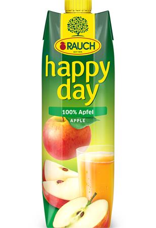 Gyümölcslé, 100%, 1 l, RAUCH Happy day, alma