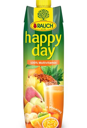 Gyümölcslé, 100%, 1 l, RAUCH Happy day, multivitamin