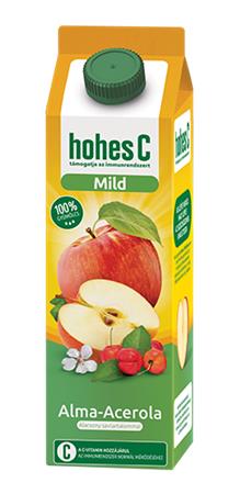 Gyümölcslé, 100%, 1 l, HOHES C  Mild Juice, alma-acerola