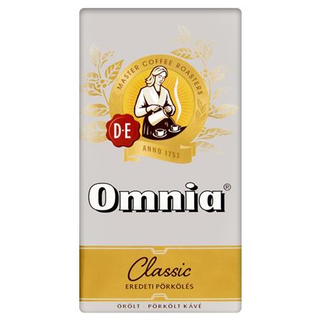 Kávé, pörkölt, őrölt, vákuumos csomagolásban, 250 g,  DOUWE EGBERTS Omnia