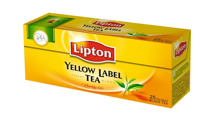 Fekete tea, 25x2 g, LIPTON Yellow label