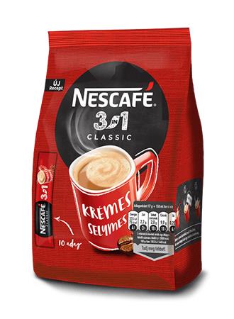 Instant kávé stick, 10x17 g, NESCAFÉ, 3in1 Classic