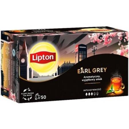 Fekete tea, 50x1,5 g, LIPTON Earl grey