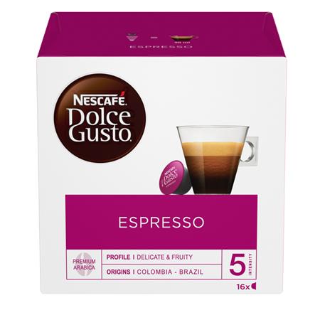 Kávékapszula, 16 x 5,5 g,  NESCAFÉ DOLCE GUSTO Espresso