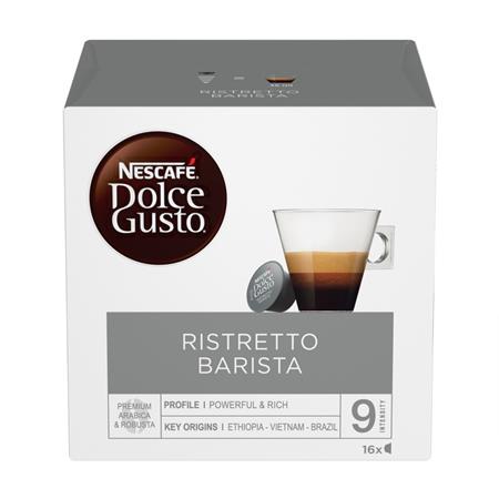 Kávékapszula, 16 db,  NESCAFÉ DOLCE GUSTO Ristretto Barista