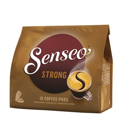 Kávépárna, 16 db, 111 g, DOUWE EGBERTS Senseo,  Strong