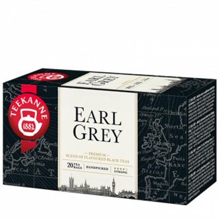 Fekete tea, 20x1,65 g, TEEKANNE, Earl grey