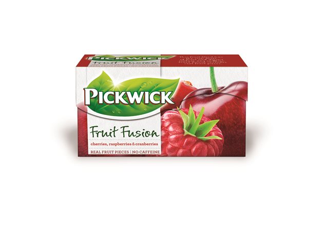 Gyümölcstea, 20x2 g, PICKWICK Fruit Fusion, meggy-áfonya-málna