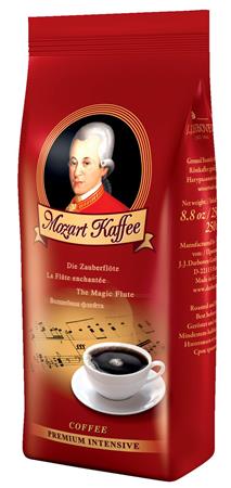 Kávé, pörkölt, őrölt, 250 g, MOZART Premium Intensive