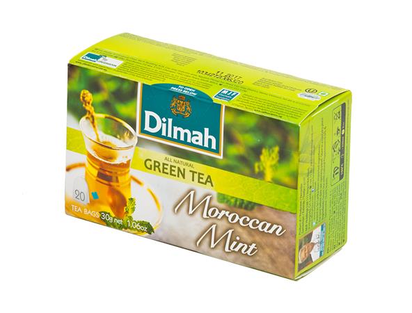 Zöld tea, 20x1,5g, DILMAH Marokkói menta