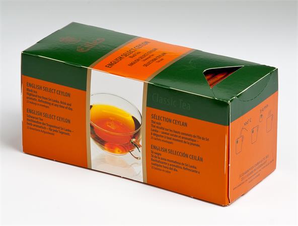 Fekete tea, 25x1,7g, EILLES English Select Ceylon