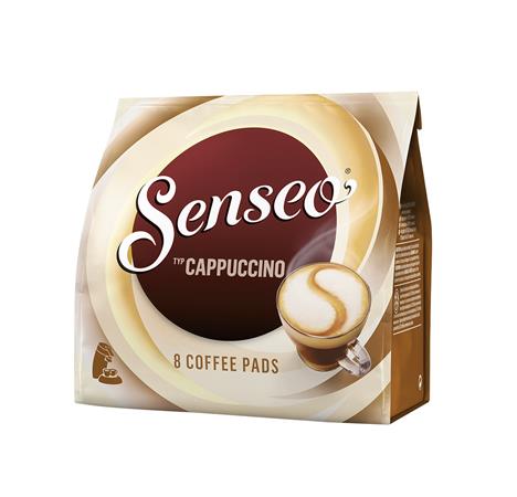 Kávépárna, 8 db, 92 g, DOUWE EGBERTS Senseo,  Cappuccino