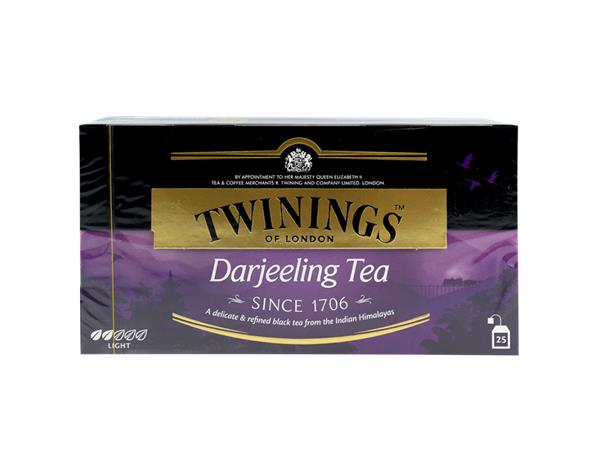 Fekete tea, 25x2 g, TWININGS Darjeeling