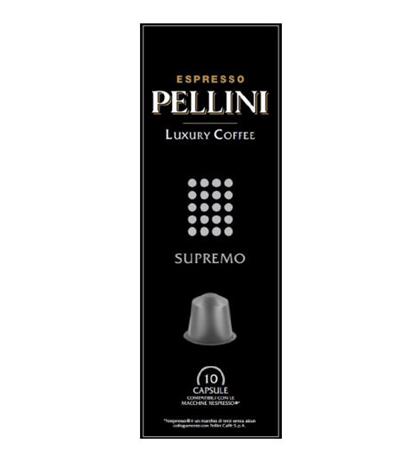 Kávékapszula, Nespresso® kompatibilis, 10 db, PELLINI, Supremo