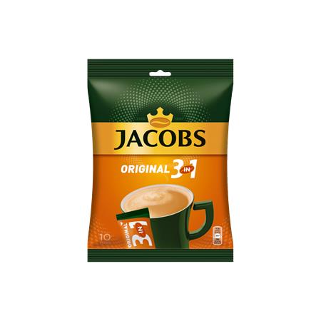 Instant kávé stick, 10x15,2 g, JACOBS 3in1