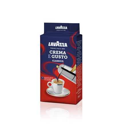 Kávé, pörkölt, őrölt, 250 g, LAVAZZA Crema e Gusto