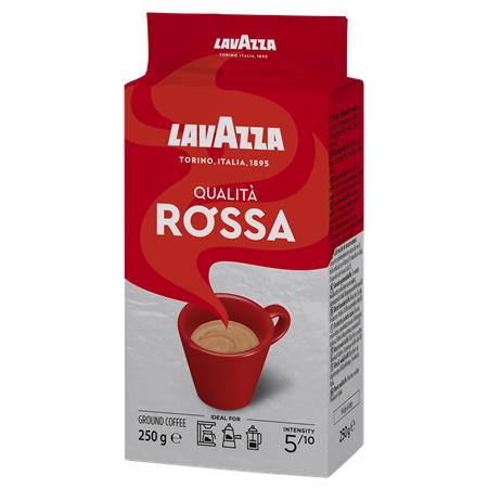 Kávé, pörkölt, őrölt, 250 g, LAVAZZA Rossa